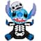 36" AirBlown® Inflatable Disney® Stitch as Skeleton